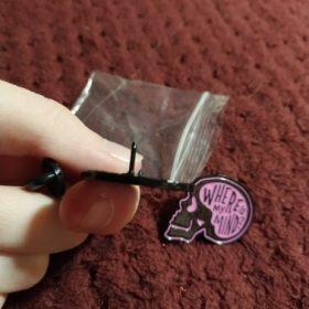 "Where Is My Mind" & "Overthinker's Club" Pins (2Pcs) photo review