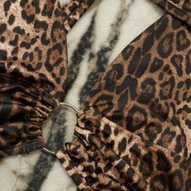 Leopard Print Halter Crop Top photo review